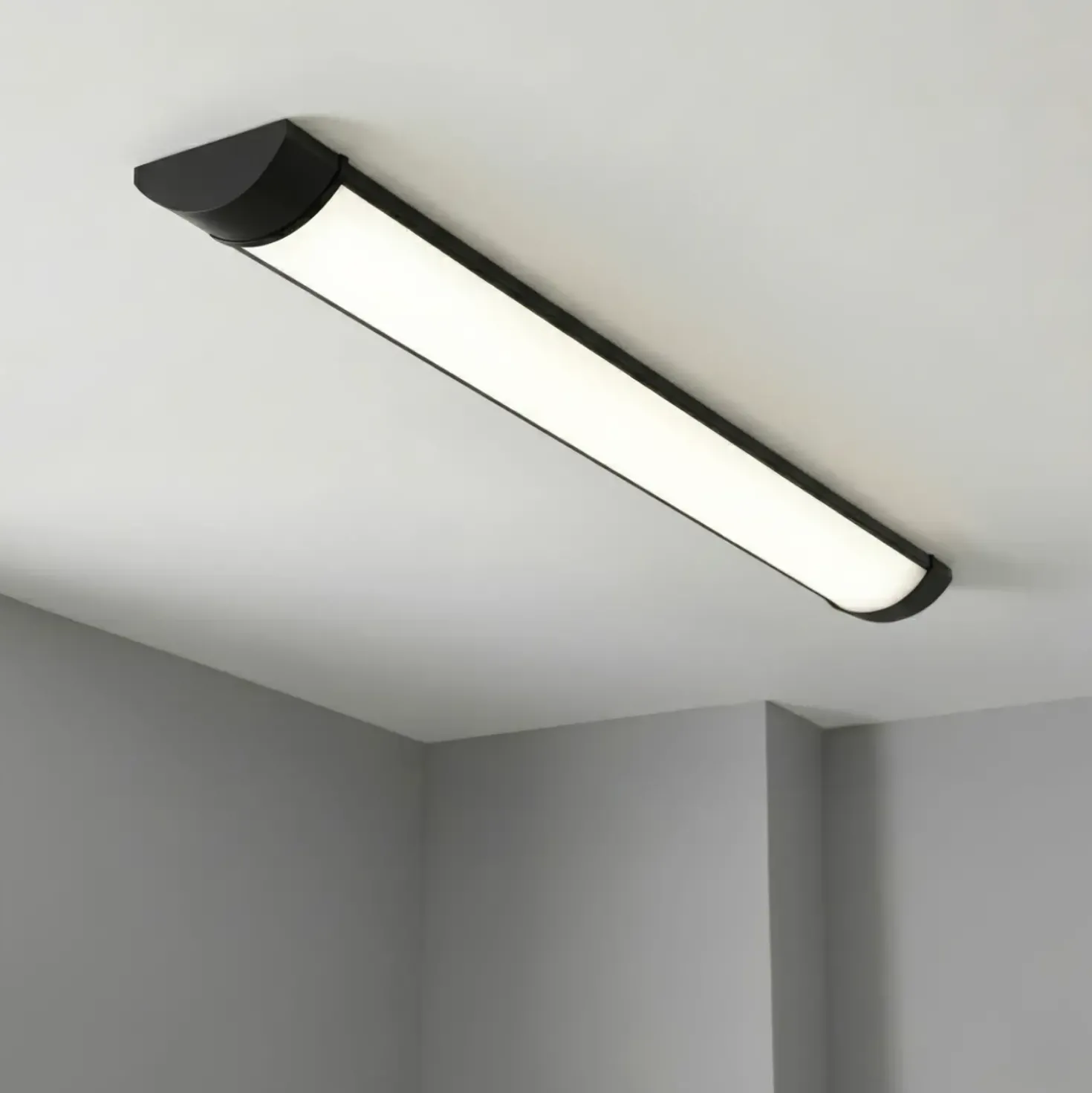 Fladt LED armatur | 60cm | 10-Pak | CCT | 10/15/20W | LOTOS | Sort
