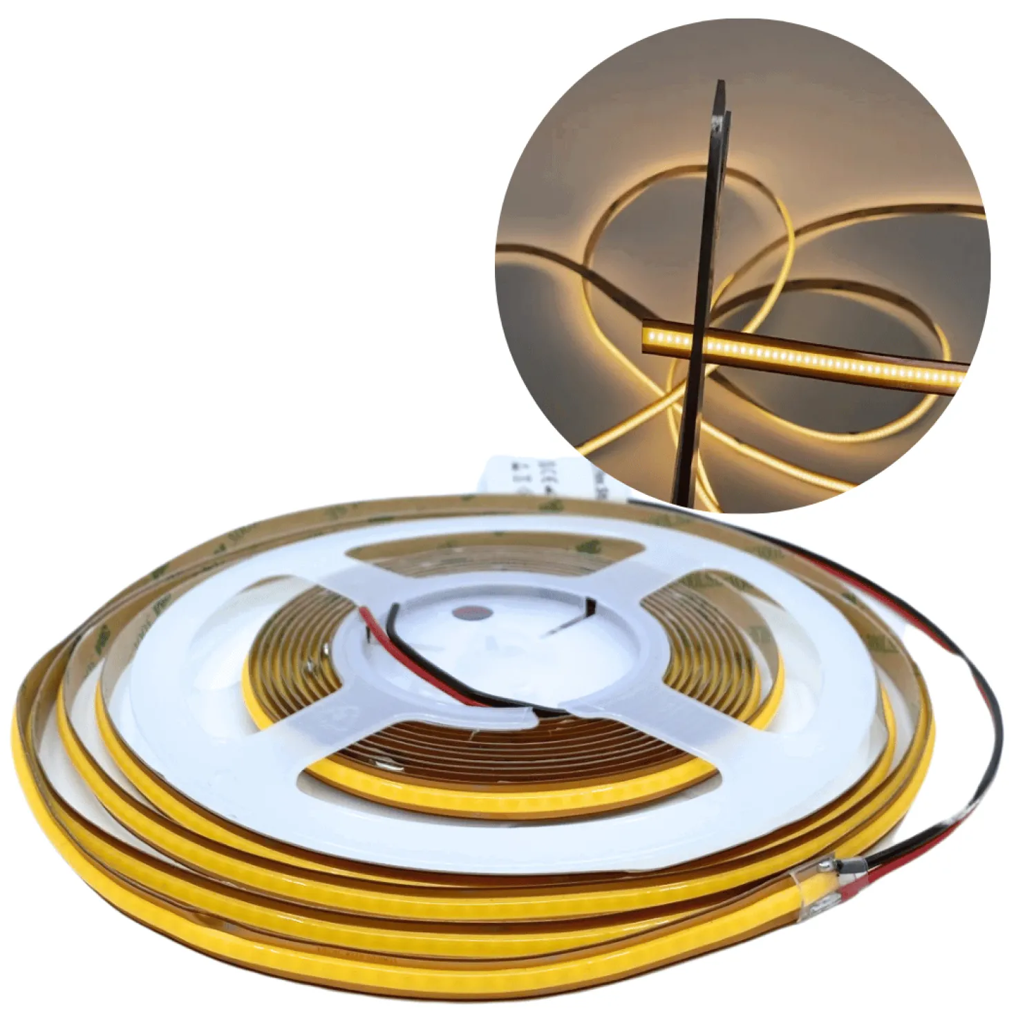 Freecut COB LED Strip 12V | 5m | 8mm | 4000K | 1320lm/m | 13W/m | IP20