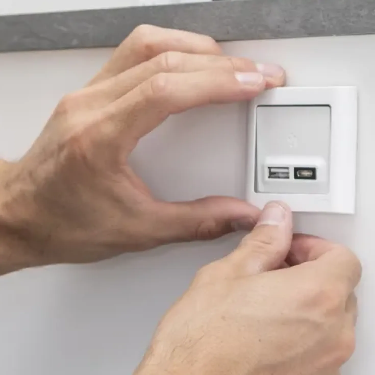 Fuga designramme 63 Soft | 1 modul | Hvid