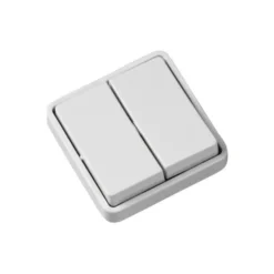 Fuga krone afbryder | 16A | 250V | hvid
