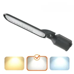 Gadelampe | 4000K | 20000lm | 200W | IP65 | BRELUXO | Sort