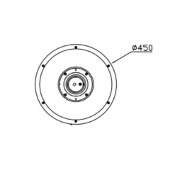 Gadelampe | 4000K | 4500lm | 30W | IP66 | NOLINA | Sort