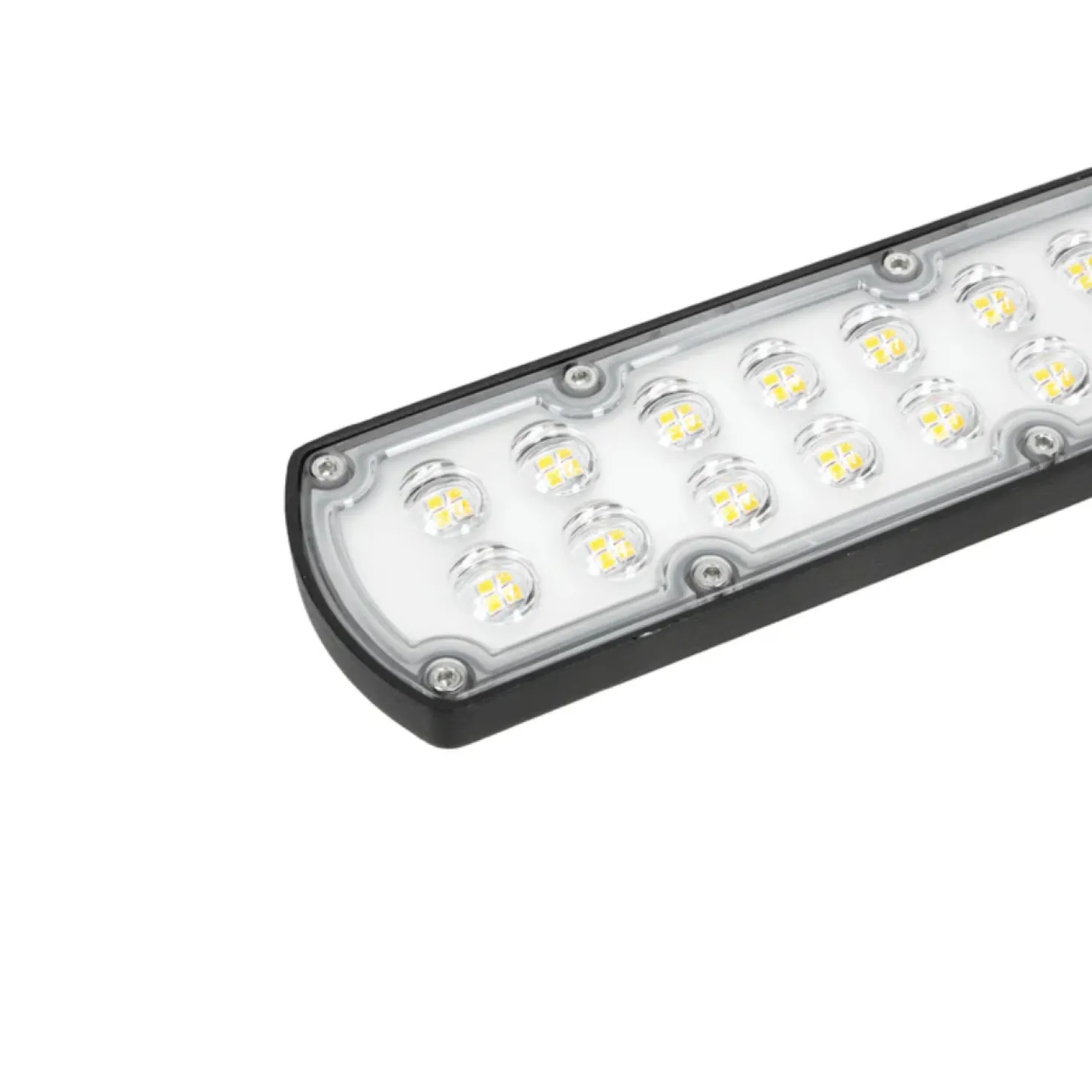 Gadelampe | 4000K | 10000lm | 100W | IP65 | Skumringssensor | CYOTO | Sort