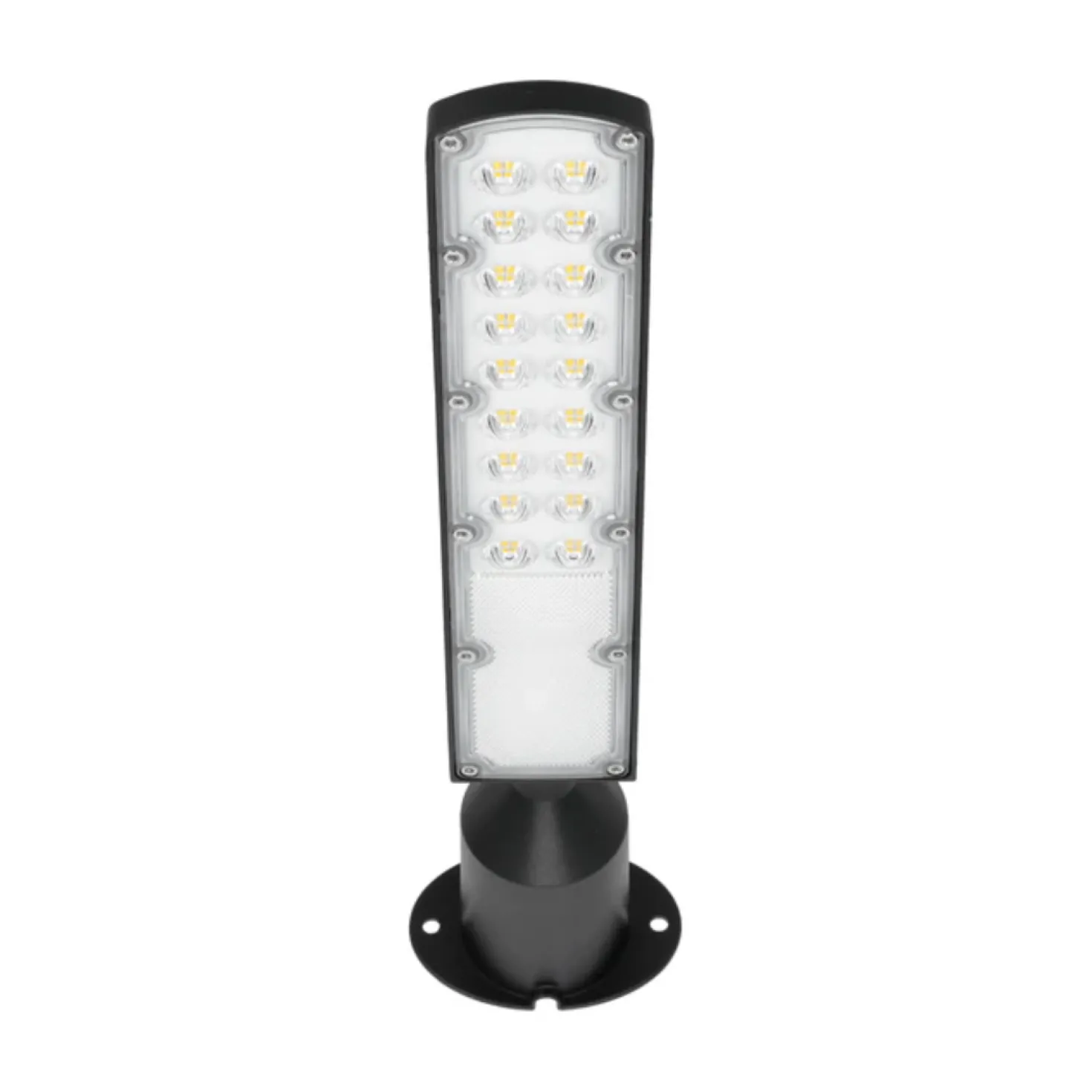 Gadelampe | 4000K | 10000lm | 100W | IP65 | Skumringssensor | CYOTO | Sort