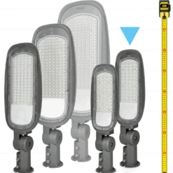 Gadelampe | 4000K | 8400lm | 60W | IP66 | VESPA PRO | Sort