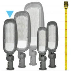 Gadelampe | 4000K | 14000lm | 100W | IP66 | VESPA PRO | Sort