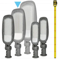 Gadelampe | 4000K | 20250lm | 150W | IP66 | VESPA PRO | Sort