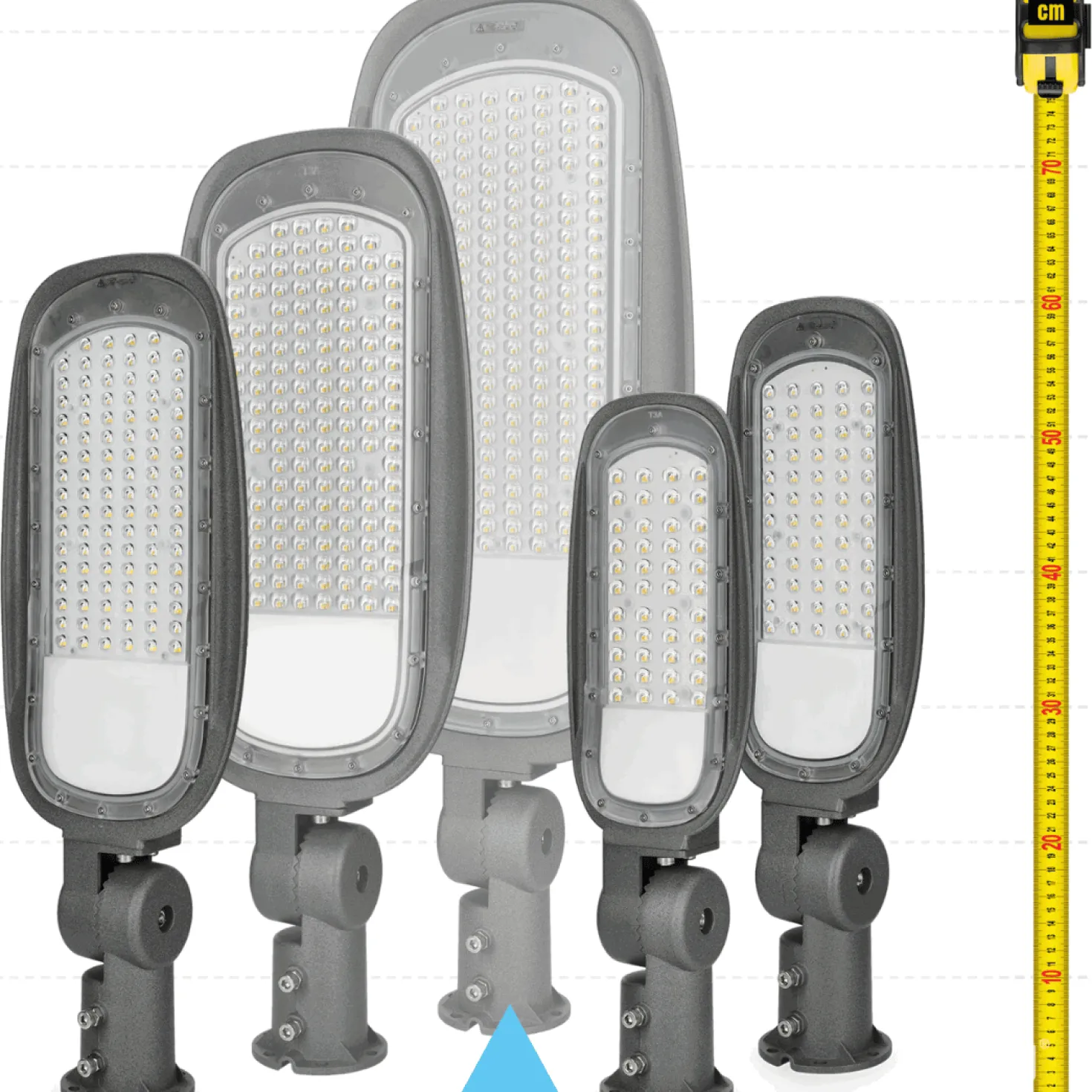Gadelampe | 4000K | 27000lm | 200W | IP66 | VESPA PRO | Sort