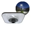 Gadelampe Solcelle | 3CCT | 3800lm | IP54 | Skumrings-og bevægelsesensor | SOLSUMI SQUARE | Sort
