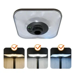 Gadelampe Solcelle | 3CCT | 3800lm | IP54 | Skumrings-og bevægelsesensor | SOLSUMI SQUARE | Sort