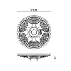 Gadelampe Solcelle | 4000K | 3200lm | IP54 | Skumrings-og bevægelsesensor | SOLSUMI | Sort