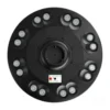 Gadelampe Solcelle | 4000K | 1500lm | IP54 | Skumrings- og bevægelsessensor | LUVIA | Sort