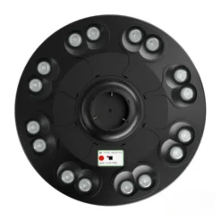 Gadelampe Solcelle | 4000K | 1500lm | IP54 | Skumrings- og bevægelsessensor | LUVIA | Sort