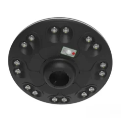 Gadelampe Solcelle | 4000K | 1500lm | IP54 | Skumrings- og bevægelsessensor | LUVIA | Sort