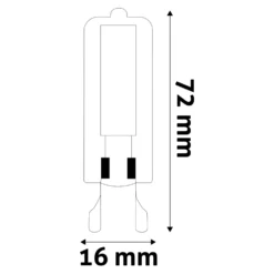 G9 LED Pære | 10-Pak | COB | Dæmpbar | 500lm | 3000K | 5W | Ra80