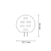 G4 LED Pære | 1.5W | 3000K | 120lm | 12V