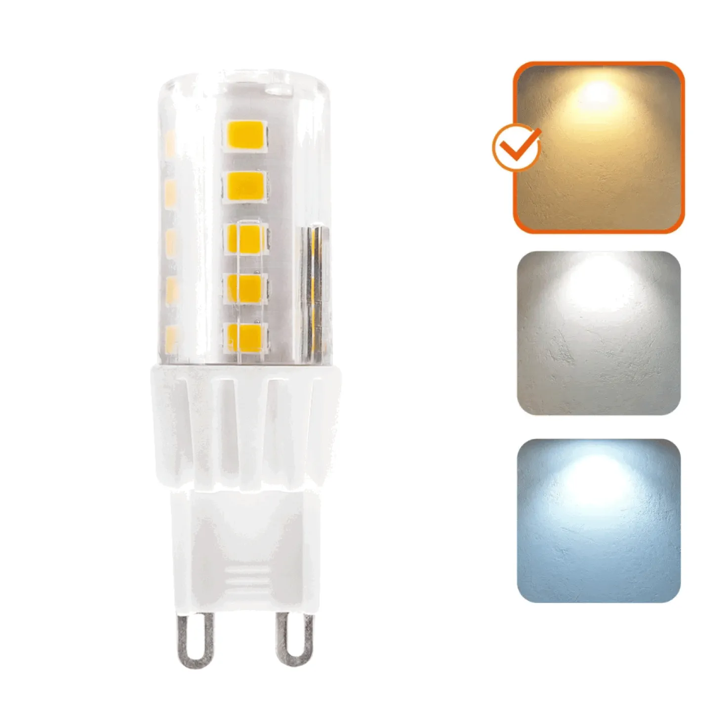G9 Pære | 4W | LED | 3000K | 380lm