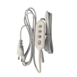 Grolys Strømkabel | 3m | Med Timer | 8-tal AC Stik | GROWLY PC