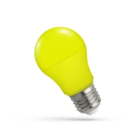 Gul LED Pære | E27 | 4.9W | Farvede Pære