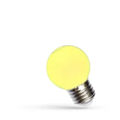 Gul LED Pære | Rainbow | E27 1w