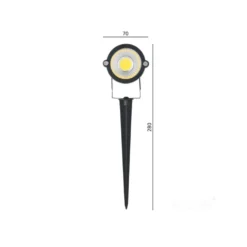 Havespot | 3000K | 400lm | 5W | BLAKE | Sort