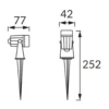 Havespot LED | Udendørslampe | 3W | 4500K | 180lm | IP65