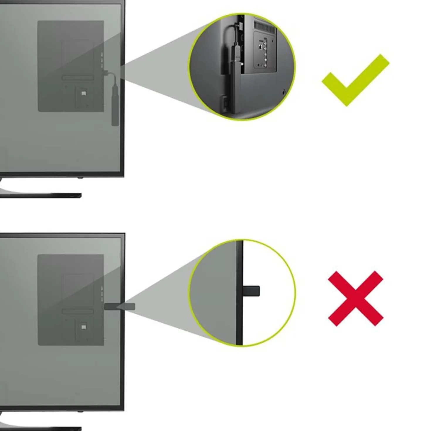 HDMI Forlænger adapter | Flex kabel | 10cm | 4K 60 Hz | 3D | HDR (49979)