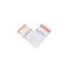 Hjørne Connector til LED Strip | RGB Strip | 10mm | IP20 | SMD LED Strip | 4 Pin | Flerfarvet
