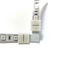 Hjørne Connector til LED Strip | RGB Strip | 10mm | IP20 | SMD LED Strip | 4 Pin | Flerfarvet