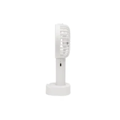 Håndholdt Ventilator | Genopladelig via USB-C | Støjsvag | Hvid