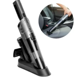 Håndstøvsuger | 75W | Genopladelig | HEPA Filter | Støvsuger til bilen
