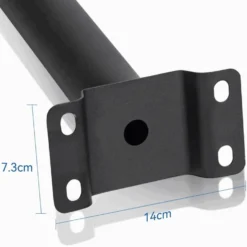 Holder til gadelampe | Ø48mm | Sort