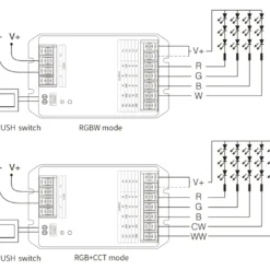 5i1 LED Controller | Zigbee 3.0 + 2.4Ghz | HZ5 | 12/48V
