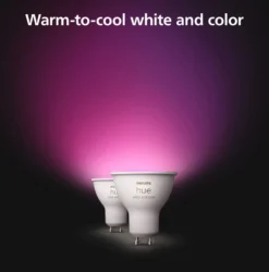 Indbygningsspot | 3-Pak | Inkl. Philips Hue GU10 | White & Color Ambiance | 400lm | 4,2W | Hvid