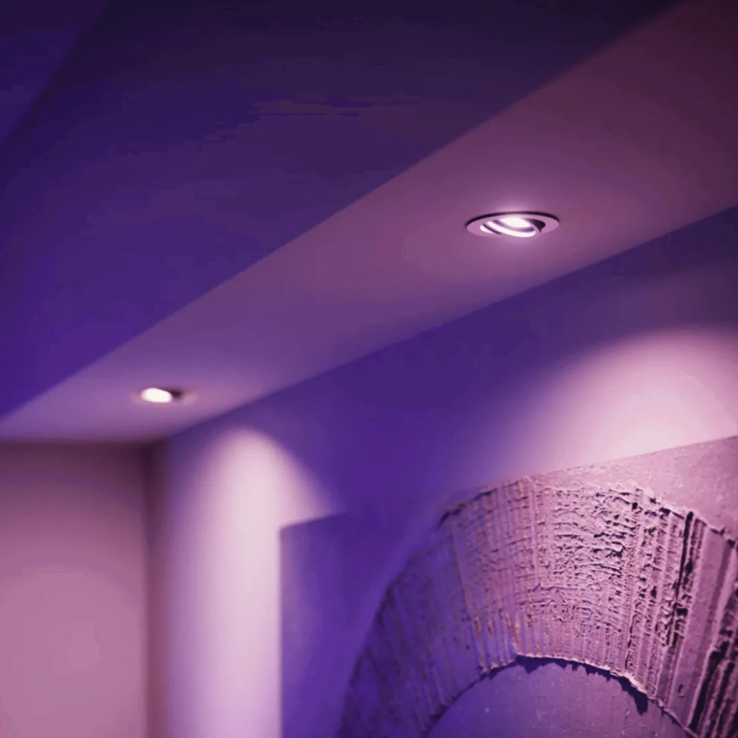Indbygningsspot | 3-Pak | Inkl. Philips Hue GU10 | White & Color Ambiance | 400lm | 4,2W | Hvid