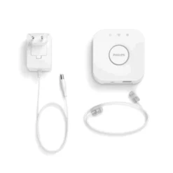 Indbygningsspot Sæt | 10-Pak | Inkl. Philips Hue GU10 | White | 2700K | Bridge + Dimmer | Hvid