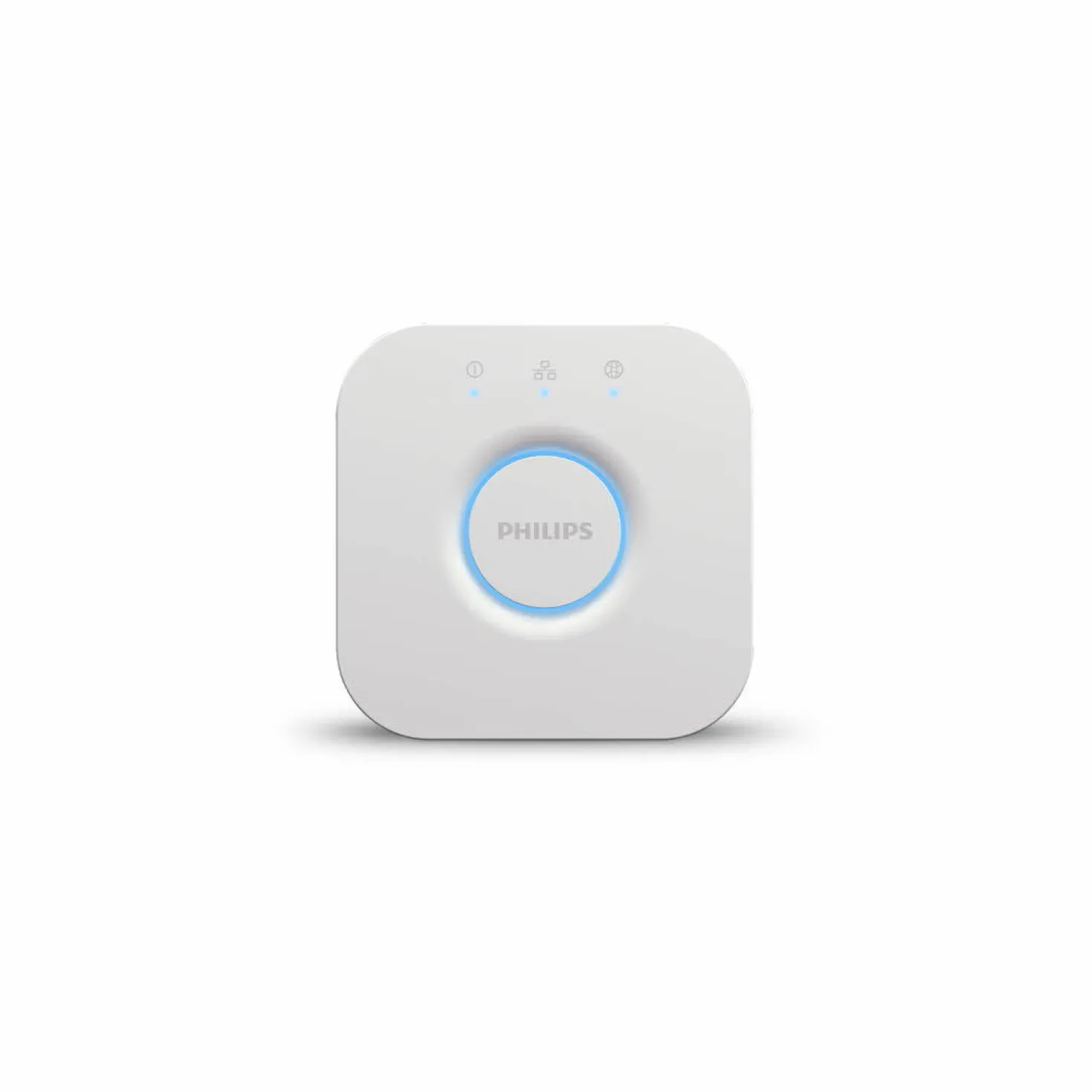 Indbygningsspot Sæt | 10-Pak | Inkl. Philips Hue GU10 | White | 2700K | Bridge + Dimmer | Hvid
