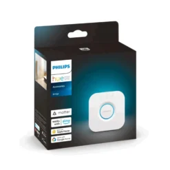 Indbygningsspot Sæt | 10-Pak | Inkl. Philips Hue GU10 | White | 2700K | Bridge + Dimmer | Hvid