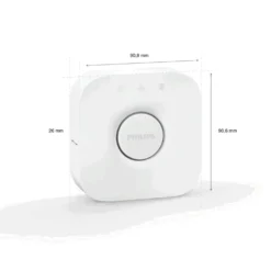 Indbygningsspot Sæt | 10-Pak | Inkl. Philips Hue GU10 | White | 2700K | Bridge + Dimmer | Hvid