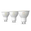 Indbygningsspot Sæt | 3-Pak | Inkl. Philips Hue Gu10 | White Ambiance | 400lm | 4,2W | Hvid