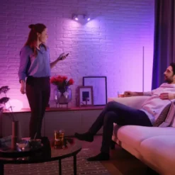 Indbygningsspot Sæt | 20 pak | Inkl. 20 stk Philips Hue GU10 | Indendørs | White & Color Ambiance | 400lm | 4,2V | VENTA