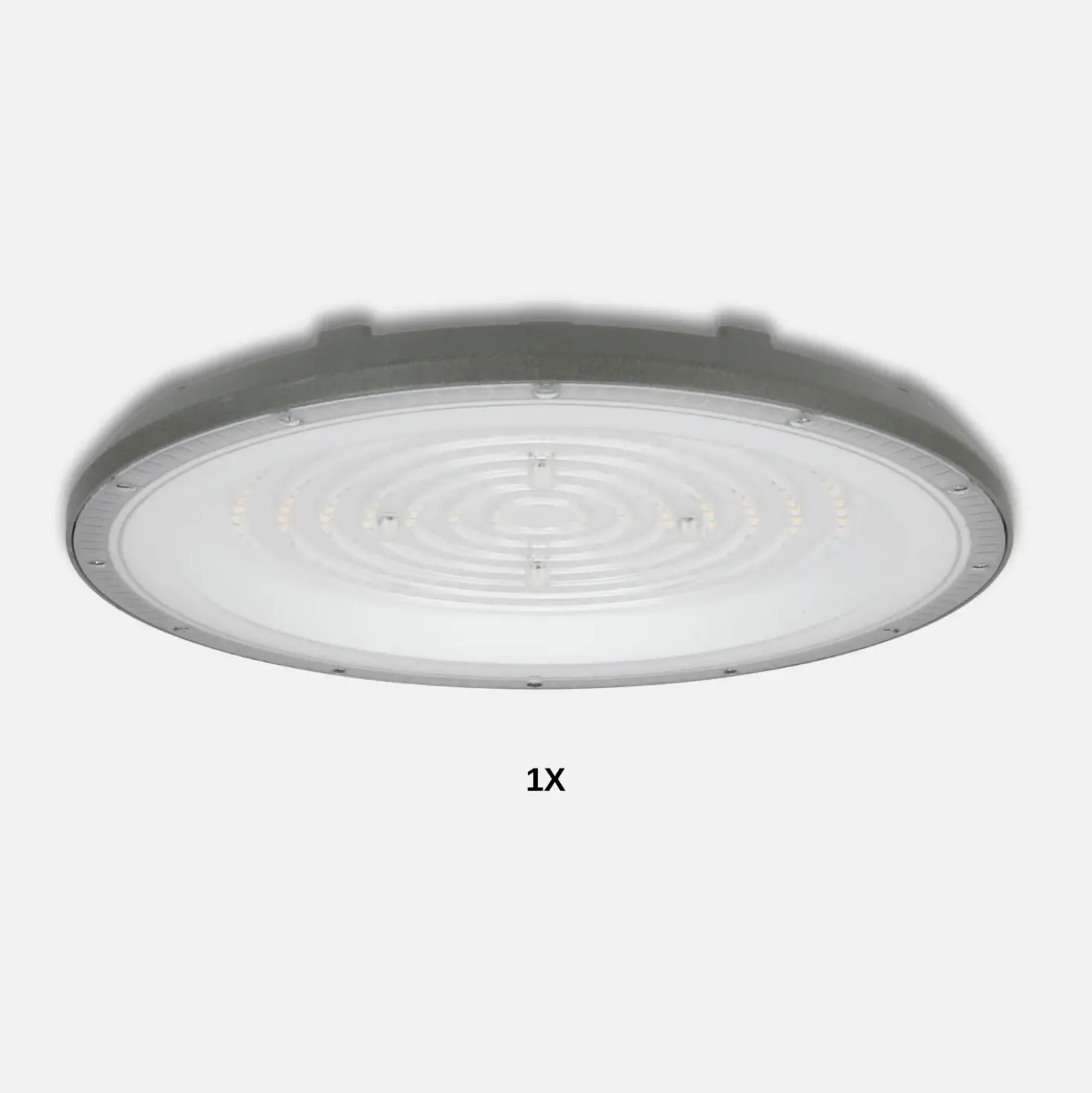Industrilampe | LED High Bay | 4000K | 20000lm | 200W | SULAN | Grå