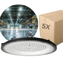 Industrilampe | 5-Pak | LED High Bay | 4000K | 12000lm | 100W | Graza