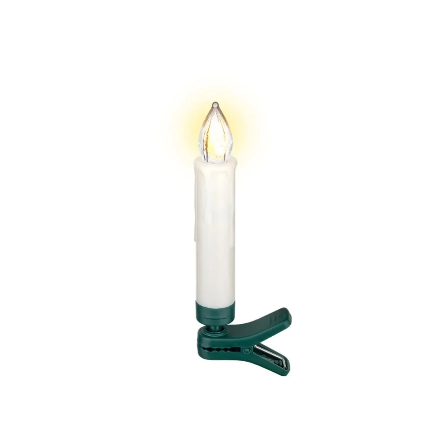 Juletræs Stearinlys | LED | Fjernbetjening | 10 stk. | Dæmpbar | IP20 (77753)