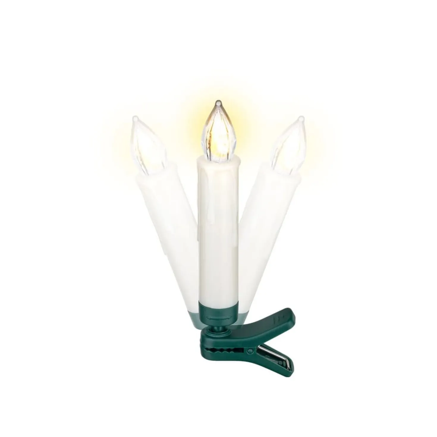 Juletræs Stearinlys | LED | Fjernbetjening | 10 stk. | Dæmpbar | IP20 (77753)