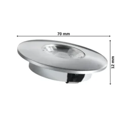 KITCH Møbelspot | Dæmpbar | 2800K | 140lm | 1,5W | Børstet Aluminium