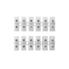 Klemrække 6-polet 4mm² Neutral 2 stk | IP20 | Transparent