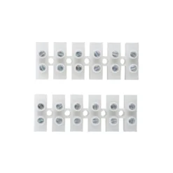 Klemrække | 2x6 polet | 2,5 mm² | 450V | 10A | Transparent