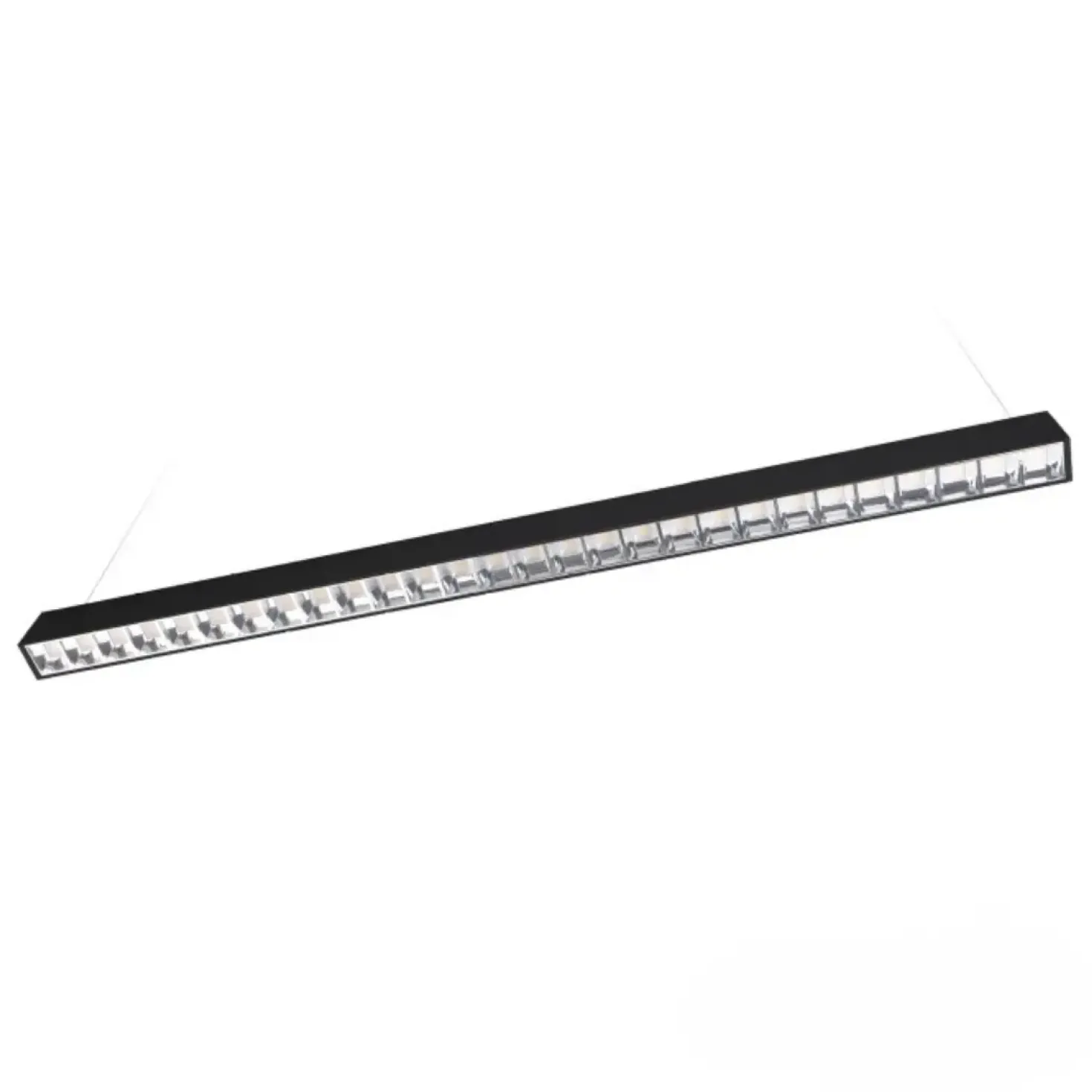 Kontor Loftlampe 120cm | CCT | 3300lm | 30W | KOLINE K2 | UGR19 | Sort