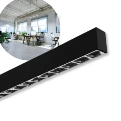 Kontor Loftlampe 120cm | CCT | 3300lm | 30W | KOLINE K2 | UGR19 | Sort